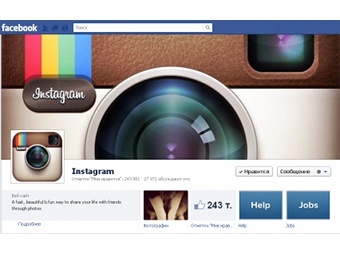 Facebook купит фотоприложение Instagram за миллиард долларов